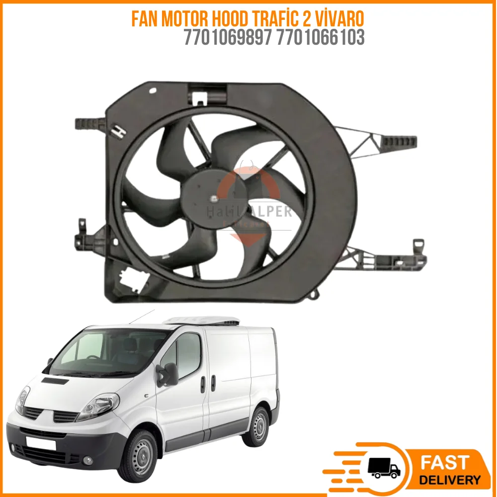 For Fan engine hood traffic 2 Vivaro 7701069897 7701066103 happy car parts high quality satisfaction fast shipping