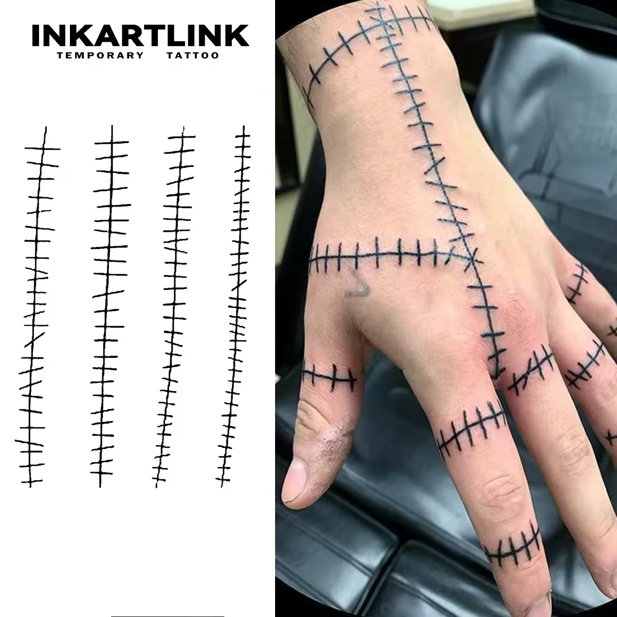 Tatuaggio temporaneo cicatrice, dura fino a 15 giorni Adesivo semipermanente impermeabile magico della nuova tecnologia.