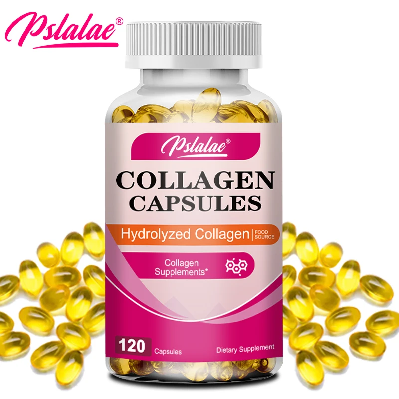 Compound Collagen Capsules - Whiten Skin, Reduce Wrinkles, Brighten Skin Tone - 120 Capsules