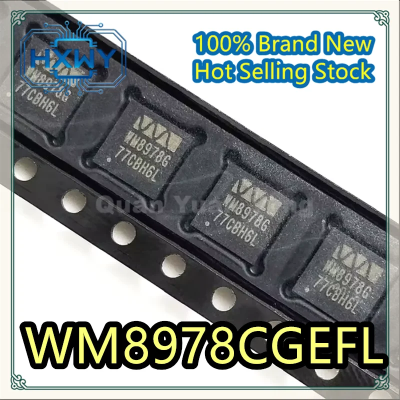 (2/5 pcs) WM8978CGEFL   WM8978G   QFN32 package   100% brand new   Integrated circuit   Genuine product   Fast dispatch