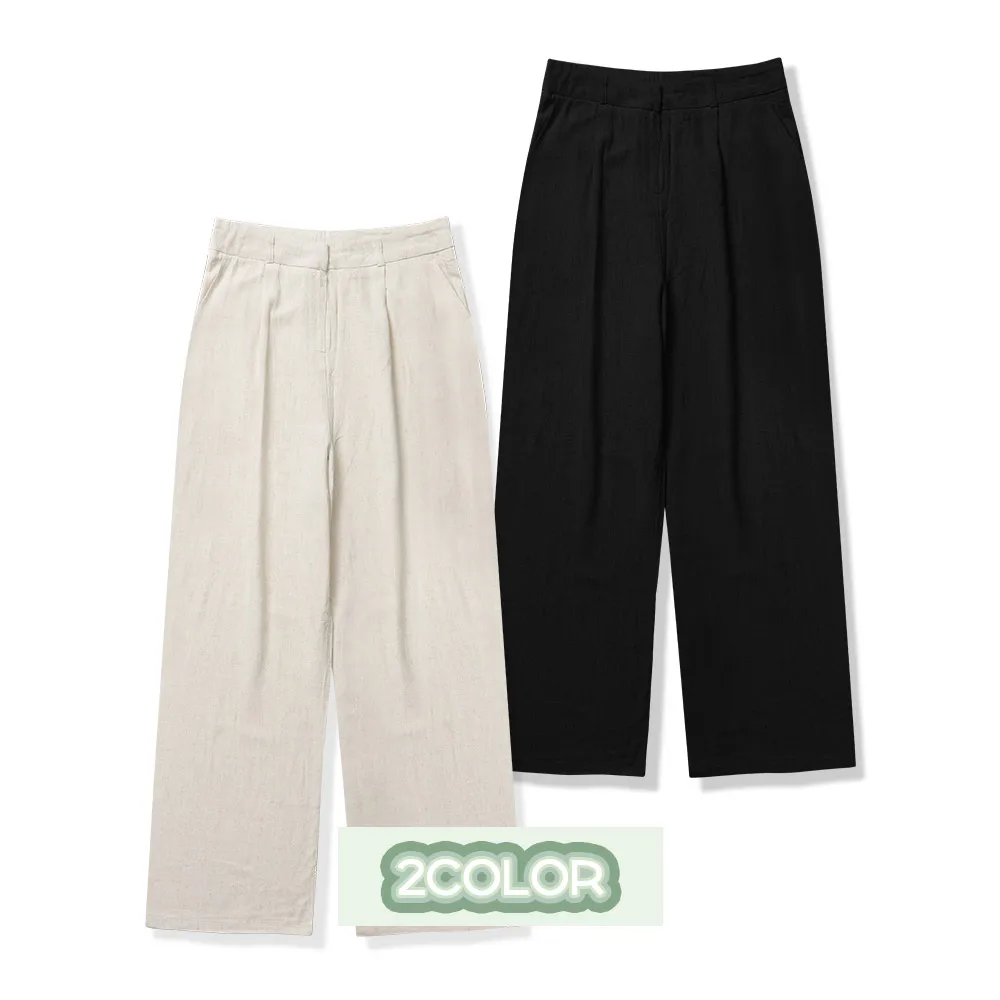 Women's Linen Slacks Slack Slack Slacks Lightened Lightened Linnen Pousers Loop Trousers Trousers