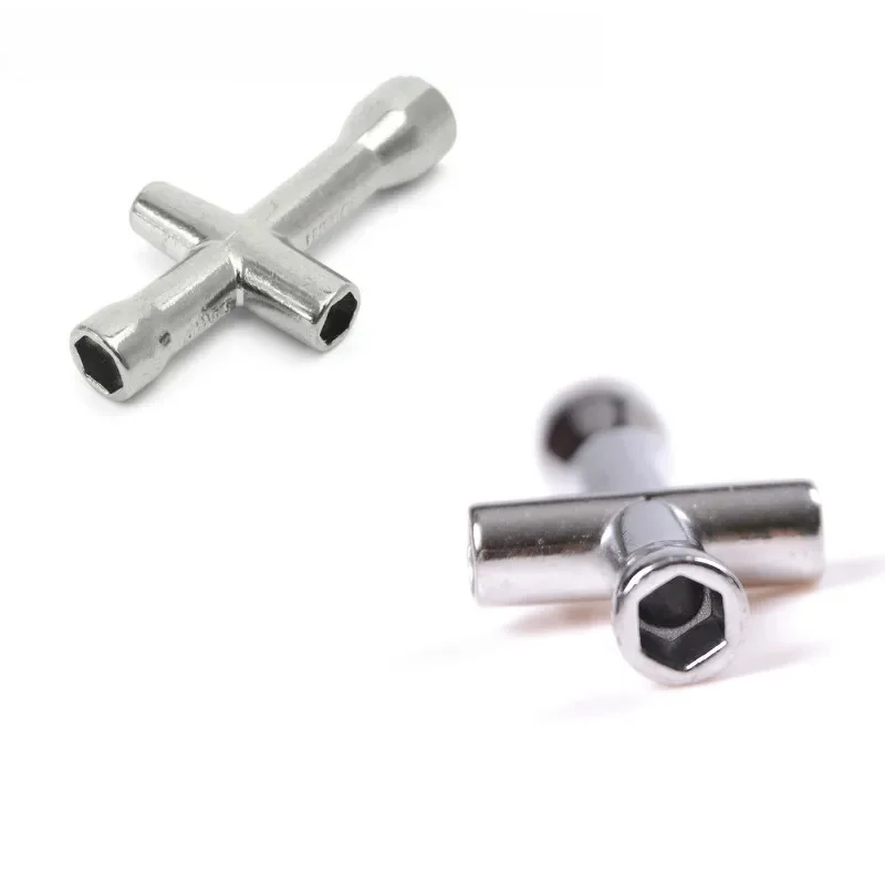 Outil de retrait d'écrou pour modèle HSP, petites douilles croisées argentées portables, 4mm, 5mm, 5.5mm, 7mm, 1 pièce