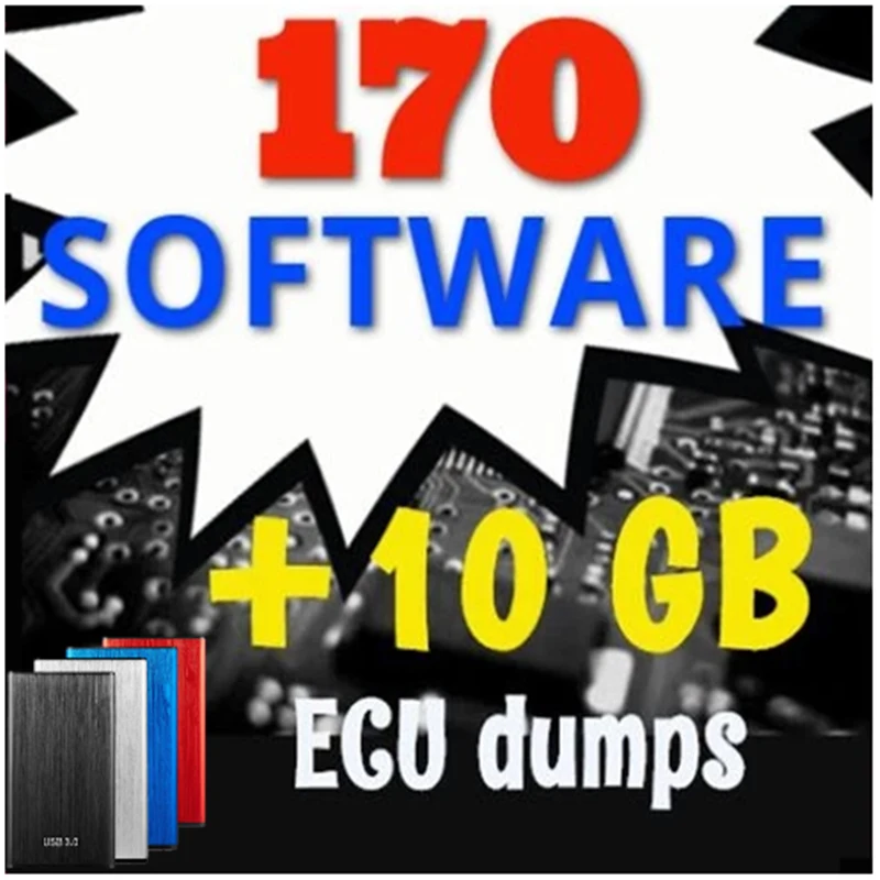 Big promotion !!! 170 ECU Tuning softwares + 10gb ECU dumps (After extract)