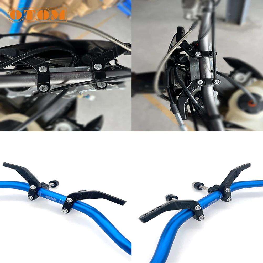 Otom Motorrad Handschutz Halterung Halterung 22mm 28mm Lenker Schutz klemme Universal für Honda ktm exc yamaha kawasaki rmz