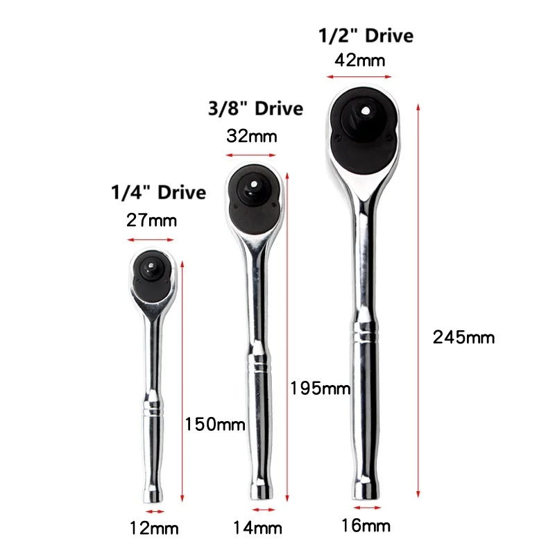 Imagem -06 - Crv Aço Catraca Chave Quick Release Socket Spanner Reparação em Casa Ferramentas Manuais Drive 72 Dentes 1pc