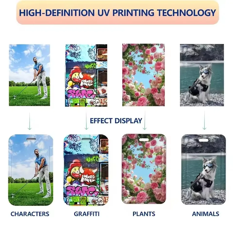 For Office Staff DIY Customized Your Design ID Card Badge Holder ID Credit Bank Card Pass Student Card for Keys Accessories Gift - view 6