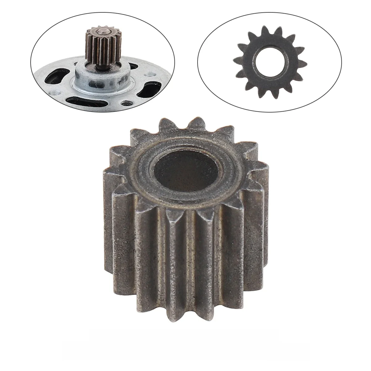 Engrenage de moteur 9/11/12/13/14/15 dents, 8.2Mm de diamètre, engrenages remplaçables pour moteur Rs550 10.8V / 12V / 14.4V / 16.8V / 18V / 21V DC