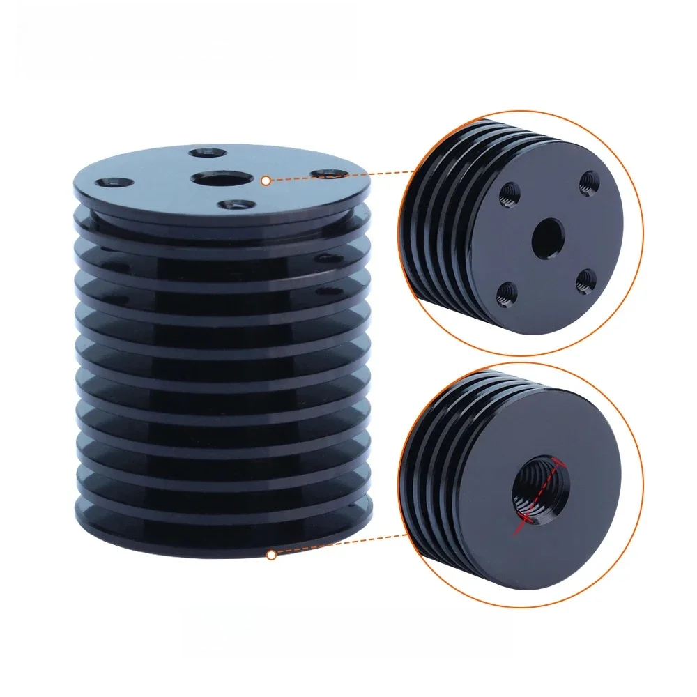 Trianglelab V6 DM – radiator kompatybilny z elementem odprowadzającym ciepło V6, z gwintem M7x1 mm, blok odprowadzający ciepło V6, przeznaczony do drukarki 3D VORON, zestaw CHC, CHC Pro. — zdjęcie produktu 7