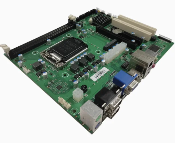 B75 industrial computer motherboard 1155 pin MATX industrial control motherboard manufacturer 1 network port 2PCI 2COM port