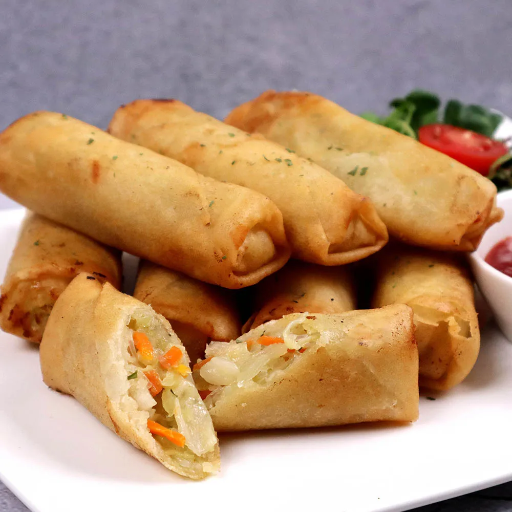 Great King Vegetable dumplings spring-fried snacks 1kg + 1kg (40 total)