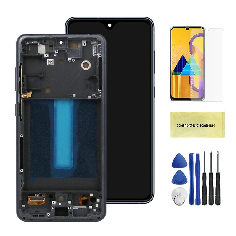 AMOLED For Samsung Galaxy S21 FE 5G G990B LCD Display Touch Screen Digitizer Assembly For Samsung S21Fe Replacement with Frame image 3