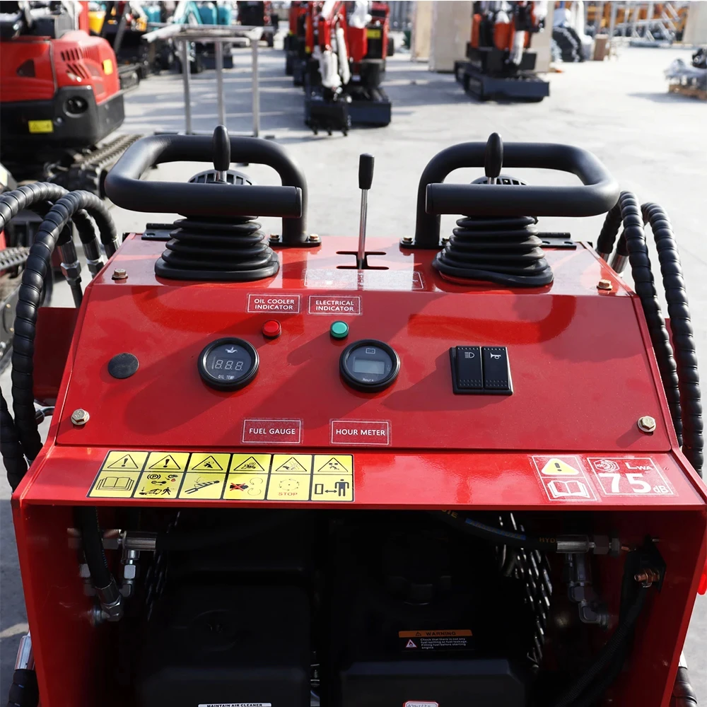 German Stock MS360T Mini Skid Steer Loader Gasoline Engine 13.5HP Track Loader Free Shipping