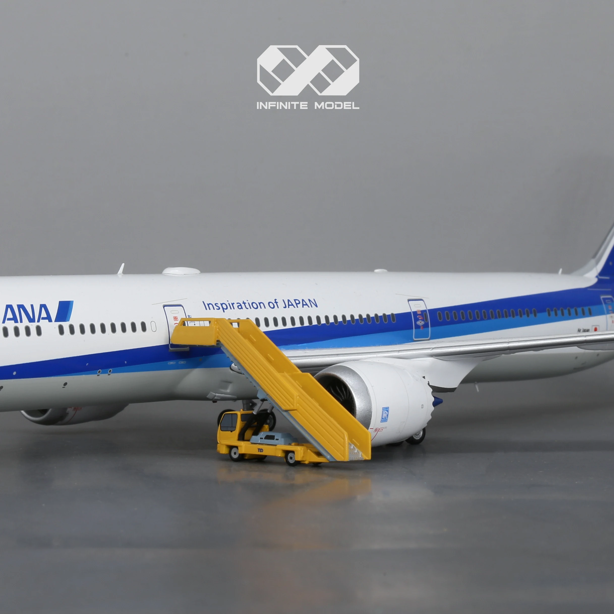 1/200 TLD ABS-580 avion passengé escaliers véhicules scène modélisation peint fini à la main modèle 3D voitures