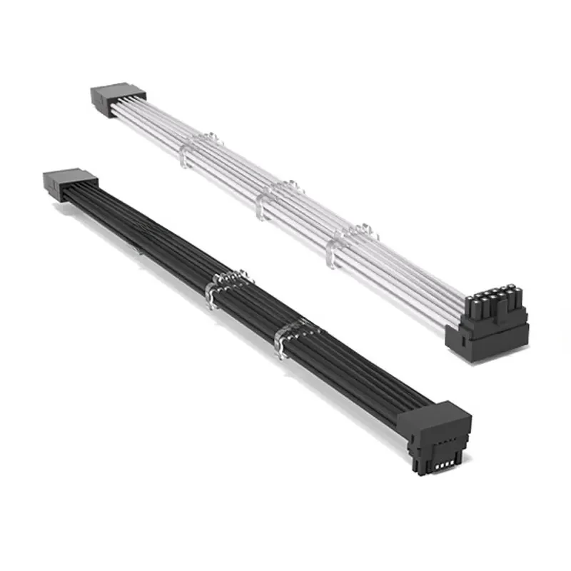 Kąt 600W 12VHPWR przedłużacz męski na żeński 90 stopni dla RTX4080 4090Ti 5090 5.0 12 + 4Pin/16Pin PCIE 5.0/5.1 kabel adapterowy — zdjęcie produktu 7