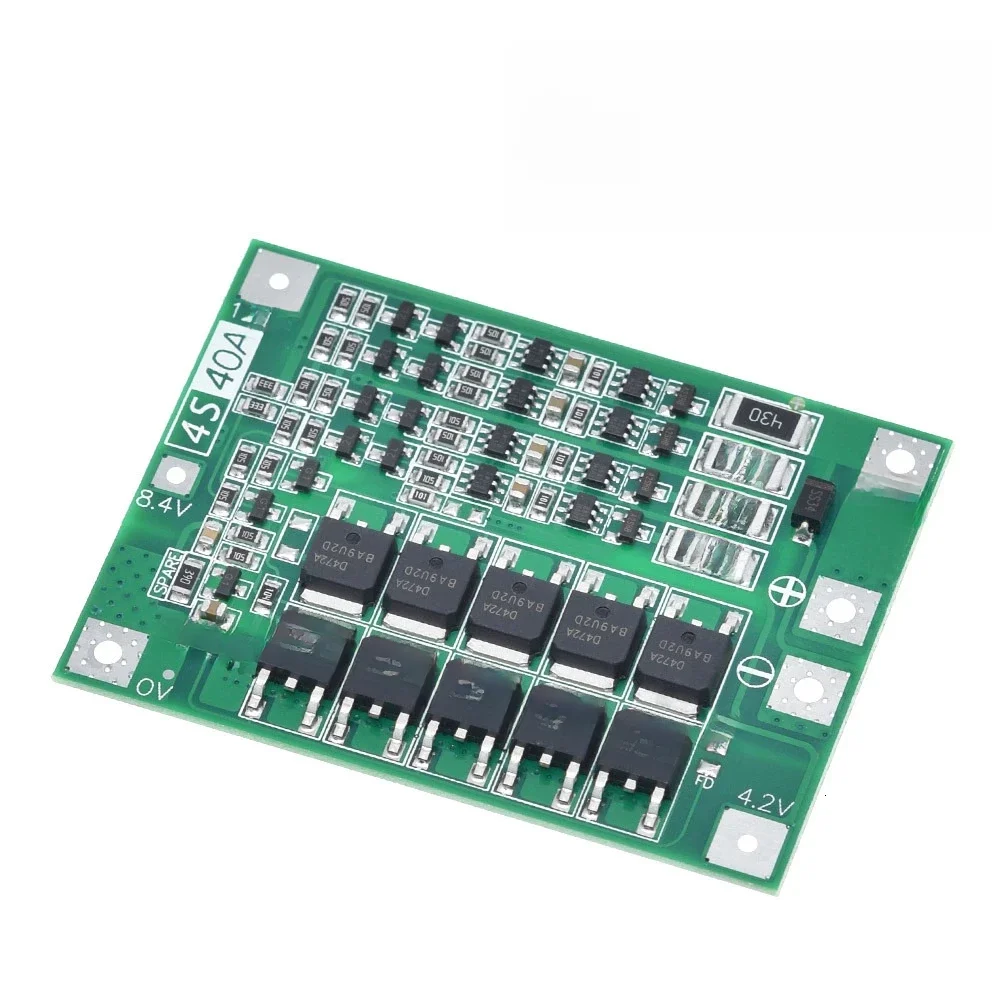 3S 4S 40A 60A Ładowarka do akumulatorów litowo-jonowych 18650 BMS do silnika wiertarki 11,1 V 12,6 V/14,8 V 16,8 V Zwiększ równowagę — zdjęcie produktu 7