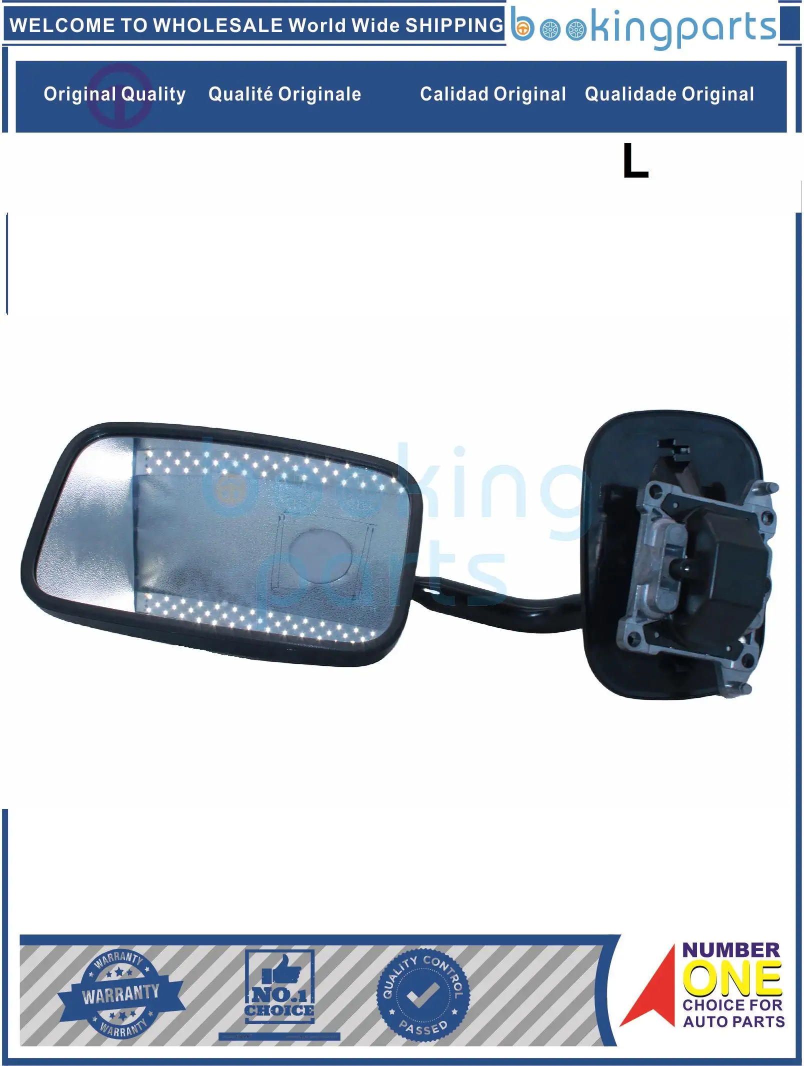 

MRR57184(LHD-L), Mirror For TOYOTA COASTER XZB60,70 2017-