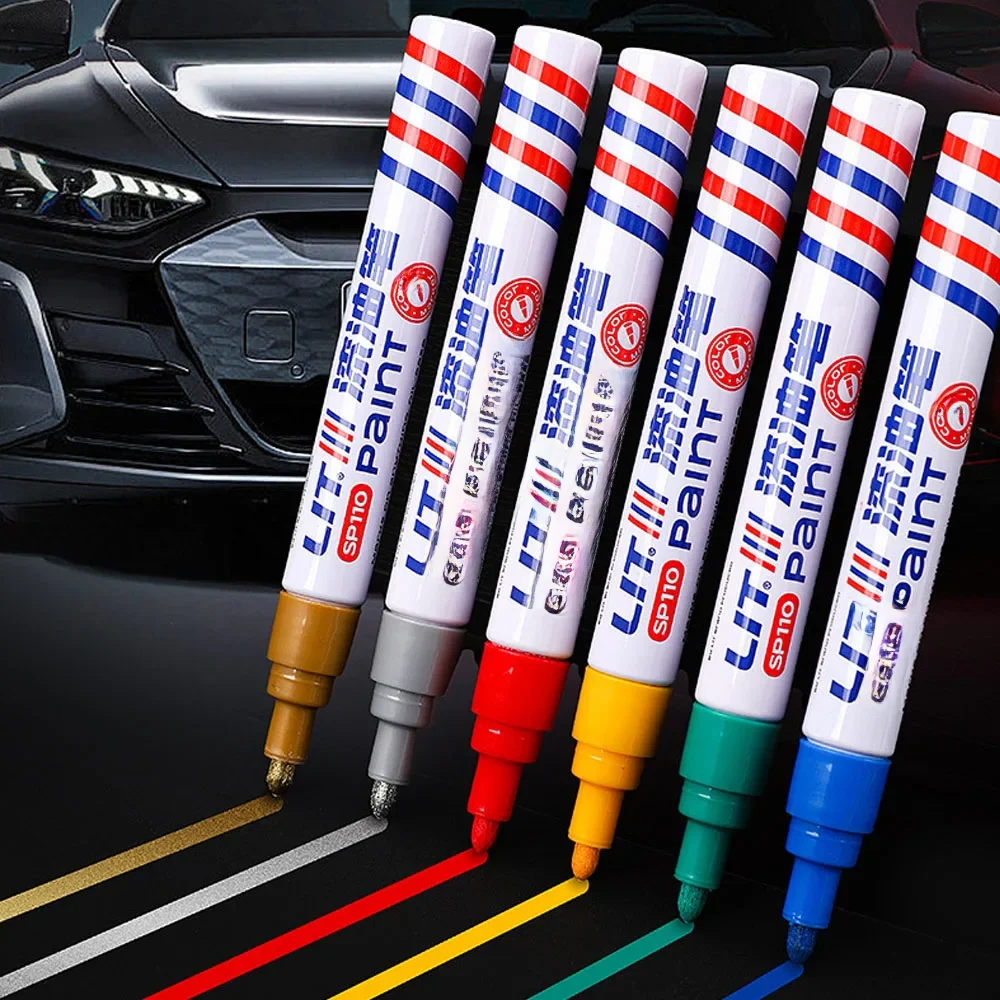 Car Paint Scratch Repair Pen for Cars Coat Scratches Touch Up Remover Tire Oily Mark Pen Waterproof Paint Pencil Car Accessories