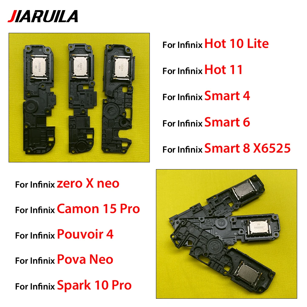 5 PCS Loud Speaker Buzzer Ringer Replacement Accessories Parts For Infinix Hot 10 Lite/Hot 11/Hot 40i/Smart 4/ Smart 6