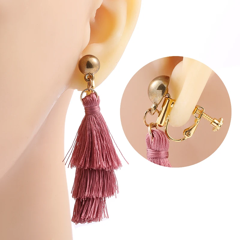 2/10 Pcs,Clip On Earrings For Women，Earring Findings For Diy Jewelry Making Accessories Materials，Ear Stud Conversion Ear Clip
