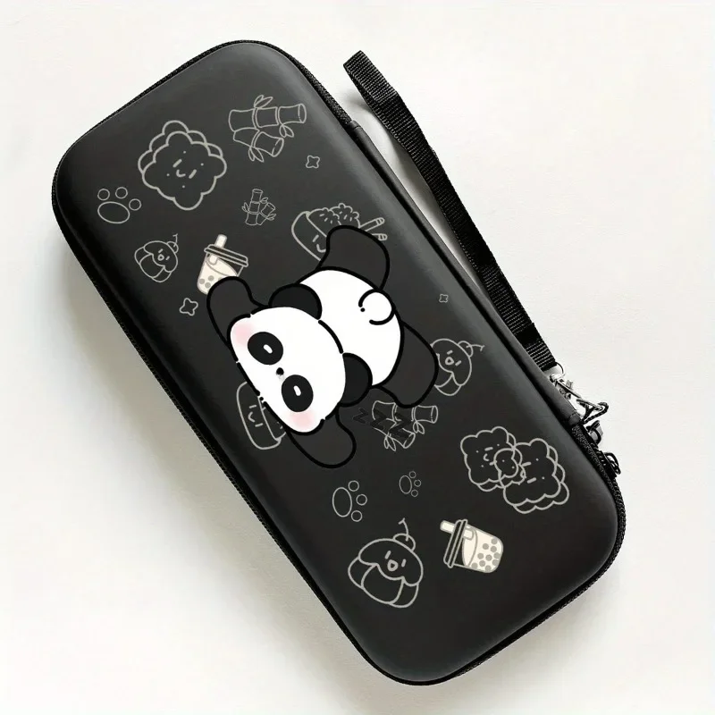 Sac de rangement dessin animé Panda chat pour Nintendo Switch, sac de rangement pour accessoires de Console de jeu Lite, étui de Protection, sac de rangement de voyage Portable