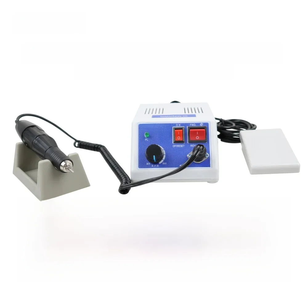 Micromoteur dentaire Marathon 35000 tr/min, Machine à polir N3 de Type E pour prothèse dentaire, broyeur à poignée, outil de manucure