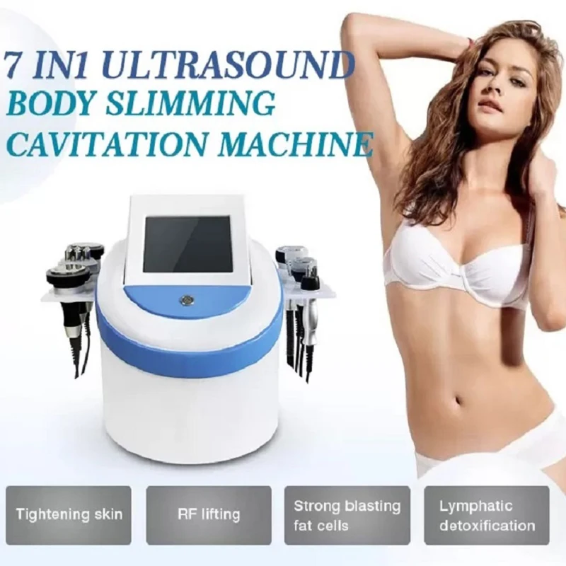 

Professional 7 In 1 80K Radio Frequency Vacuum Cavitation Bipolar Anti-Cellulite Skin Rejuvenation Beauty Machine with CE