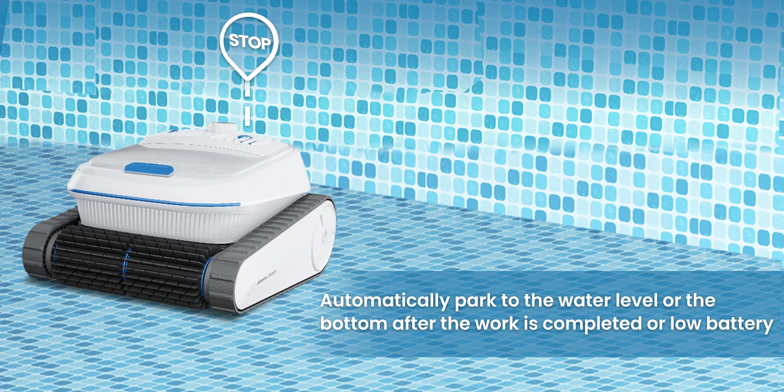 AIRROBO PC200 Roboter-Poolreiniger mit Smart NaviClean Technologie, Automatischer Wandkletter-Poolsauger mit 4L Filter und Auto-Rückkehr für Schwimmbecken – Detail 11