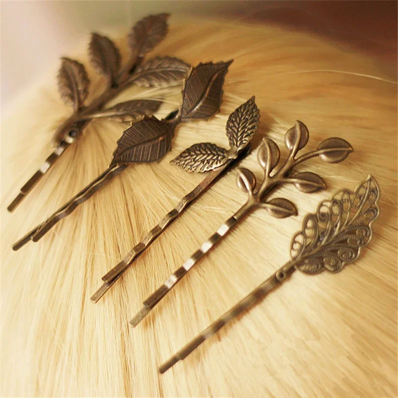 Pince à cheveux Vintage en métal pour femmes/filles, épingles à cheveux or/argent, Barrettes, accessoires de coiffure, cadeaux