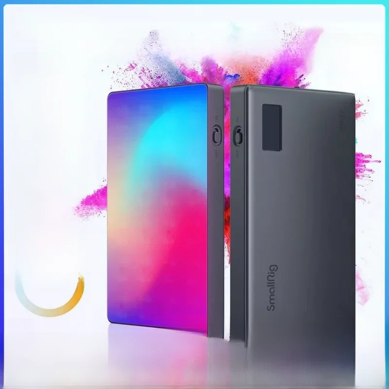 SmallRig RM120 lampa wideo RGB przenośna na światło do kamery długi na baterie życie profesjonalne kolorowe światło do fotografii TikTok — zdjęcie 2