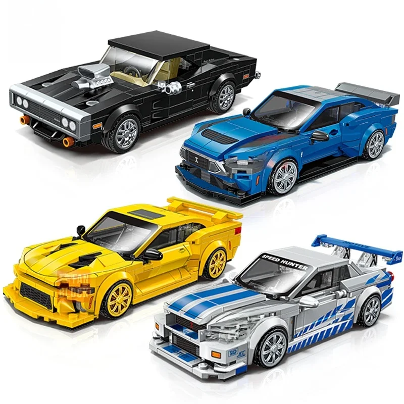 SEMBO BLOK Stad Beroemde technische sportwagen Supercar Model Assemblage Bouwsteen Klassieke voertuigserie Bakstenen Jongen Speelgoed Geschenken - afbeelding 2