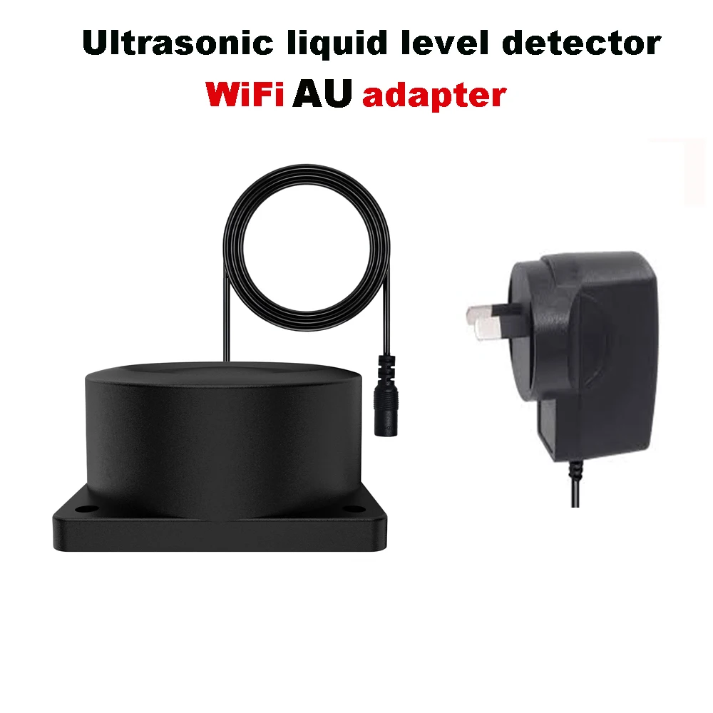 Zigbee oder WLAN Flüssigkeitsstandsensor Tuya Ultraschall 433MHz Fernbedienung Innen/Außen Tankfüllstandsüberwachung mit APP-Alarmen
