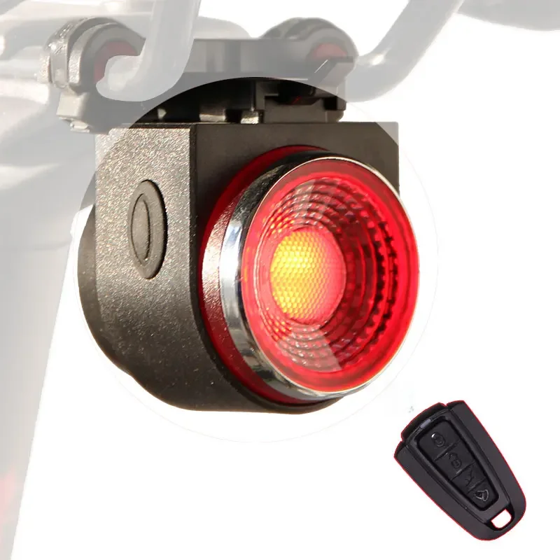 AliExpress nfox Antusi A8 Wireless Theft Alarm Remo Bike Led Portable Rechargeable Rear Light Bell Cycling Flash Taillight Lamp Bicycle Brake