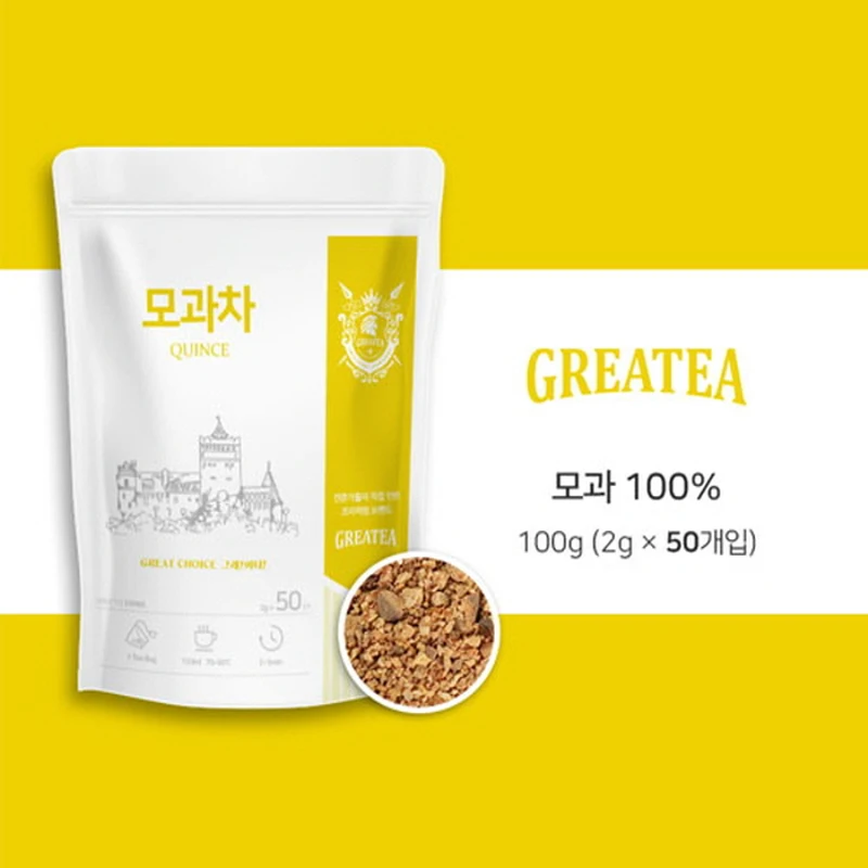 Greatea 그래이티 국산 모과 차 50티백