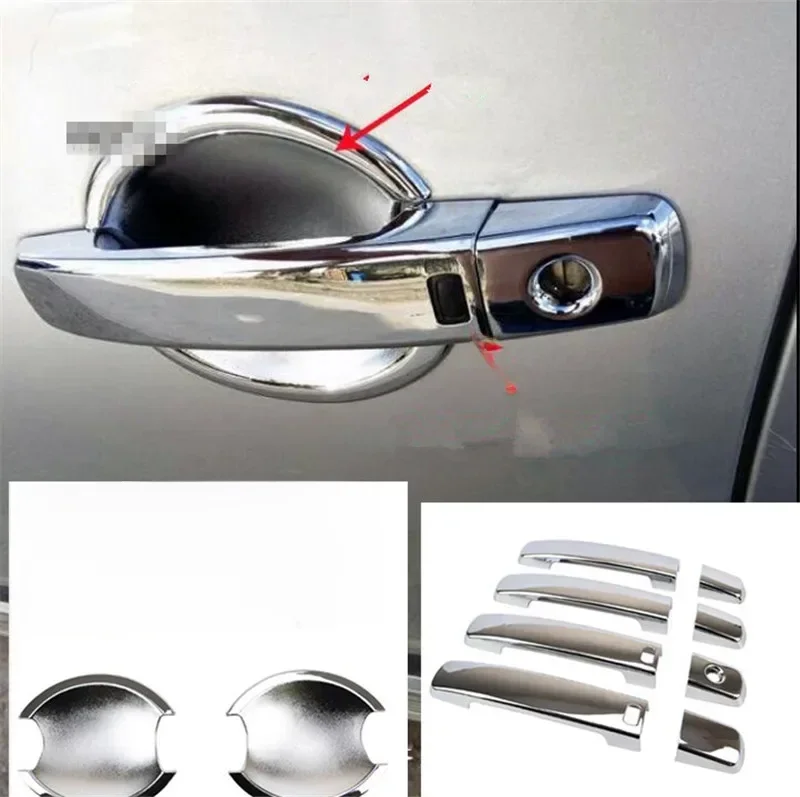 DO NISSAN QASHQAI J10 DUALIS 2007 2008 2009 2010 2011 2012 2013 SMART Klamka + osłona miski drzwi Akcesoria do kluczy — zdjęcie 2