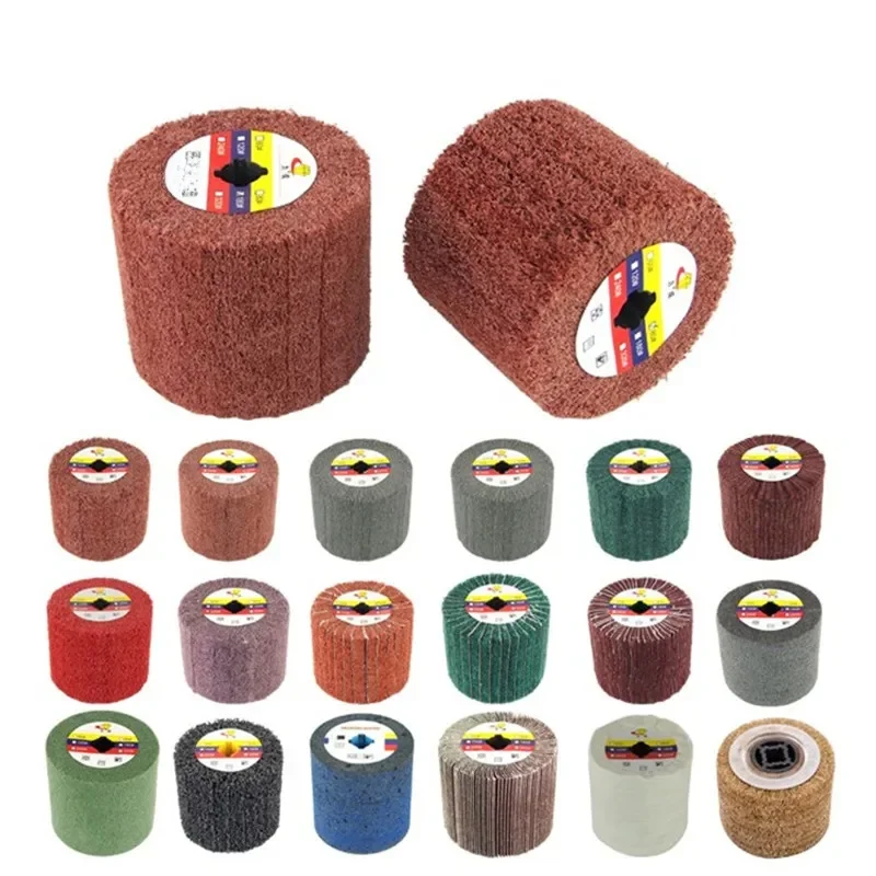 120mm X 100mm bęben ścierny do rysowania tarcza polerska (ciernica do polerowania cylindrów) do maszyny do ciągnienia drutu — zdjęcie 2