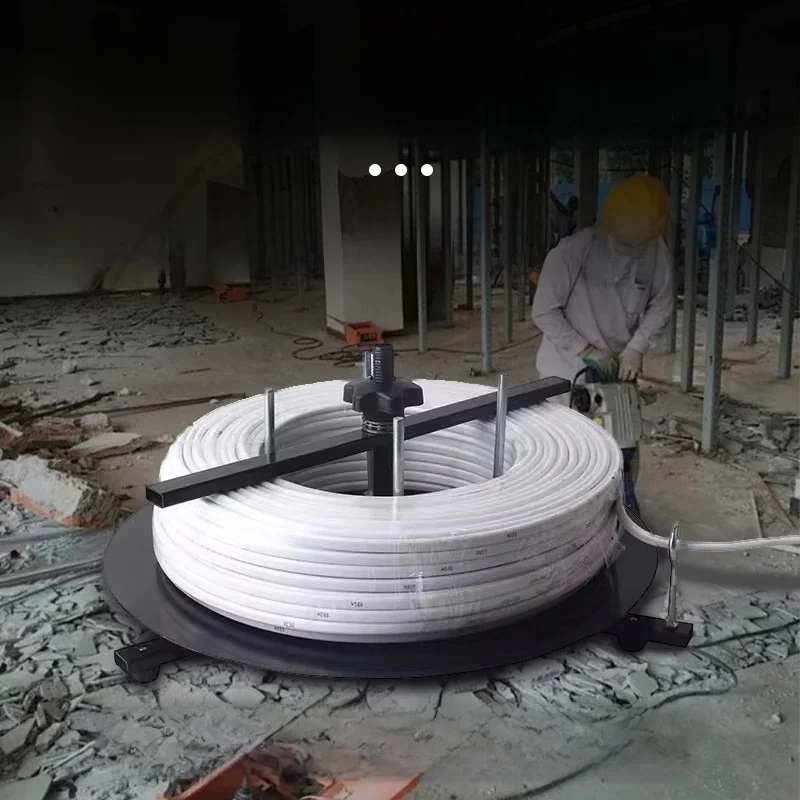 BV Wire Dispenser Rack Cable Dispenser 1 Layer Electrician Discharge Tray for Power Cable Video Cable Discharge Stand