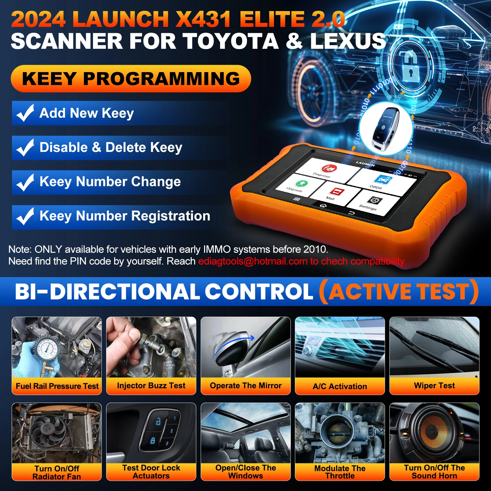 LAUNCH X431 Creader Elite V2.0 トヨタ レクサス全車種対応 システム LAUNCH X431 Creader Elite V2.0 トヨタ レクサス全車種対応 システム