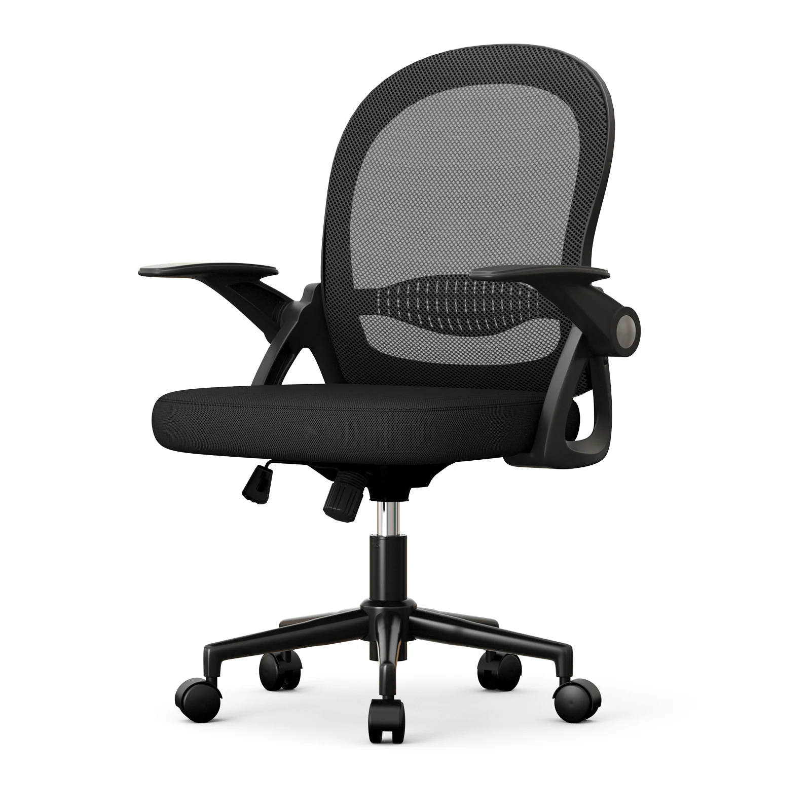 Naspaluro Home Office Chair Ergonomic Desk Chair Swivel Gaming Chairs Mid-Back Mesh Chair with Lumbar Support for Home Office