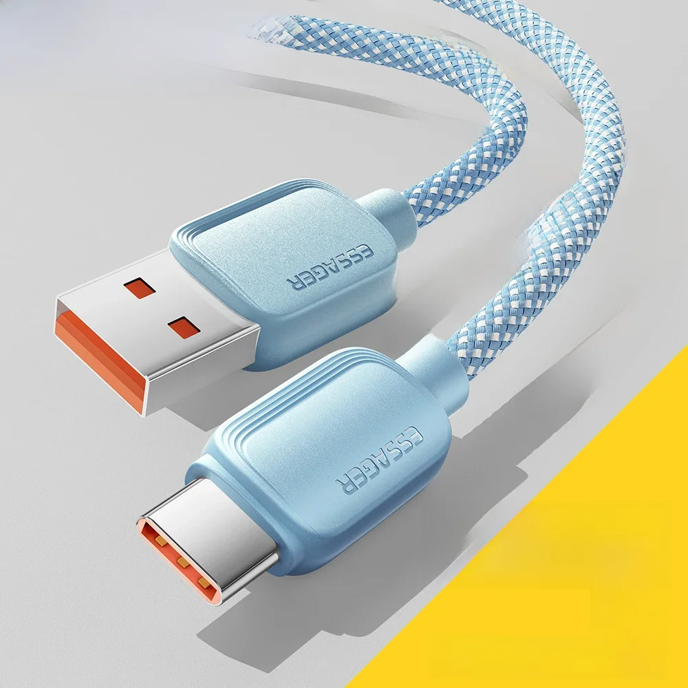 Essager 7A 100W Kabel USB typu C do Huawei Honor 88W PD Szybkie ładowanie Ładowarka USB A Kabel do transmisji danych Xiaomi Oneplus Samsung — 2