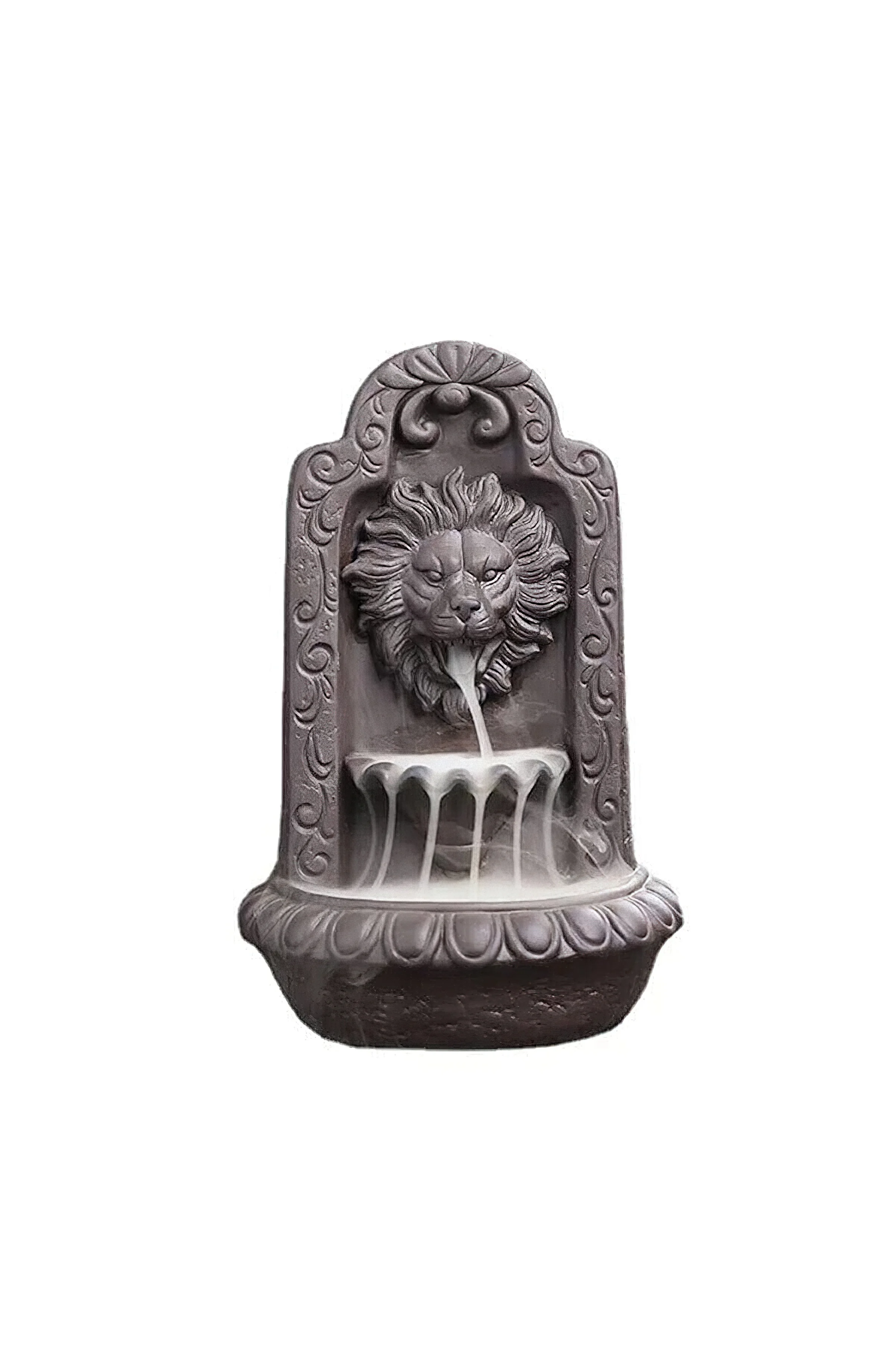 Ceramic Guanyin Smoke Backflow Incense Burner Censer Holder Home Decoration Mystical Waterfall Incense Holder Lion Pattern