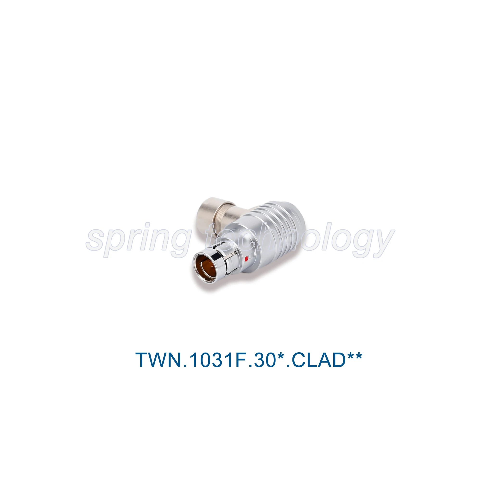 TWN.1031F Push-pull Multipole Self-locking Watertight Elbow Plugs, TWN.1031F.310/312/319.CLAD Male Contact Connectors