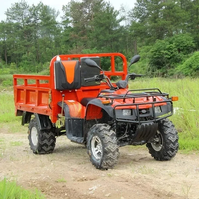 AliExpress NONE Four-stroke 250cc Cheap Commercial Displacement Cargo ATV 4x4 Adult Motorcycle Trucks Tricycle UTVS Quad Bike For Sale