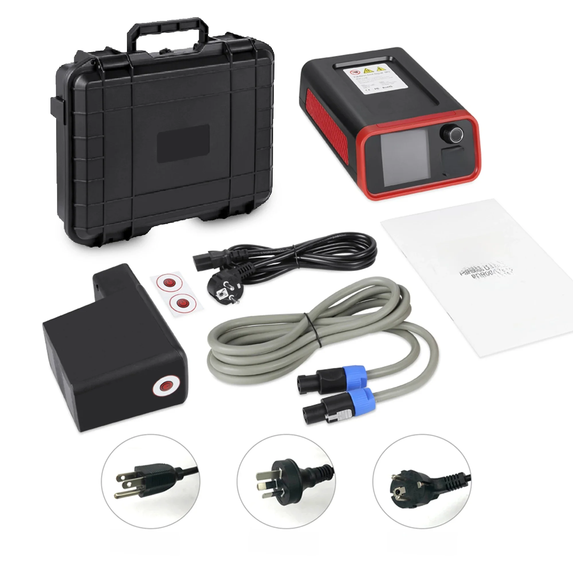 WOYO PDR009 PDR Tool for Aluminum Car Shell, Paintless Dent Handle Repair Tools Kit, PDR kits Auto Car Body Dent Remove Tools