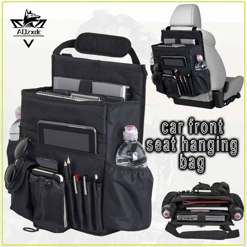 

New Car Front Seat Hanging Bag Multi-Compartment Car Hanging Packet Large Capacity Car Travel Tool Storage Pouch for Camping