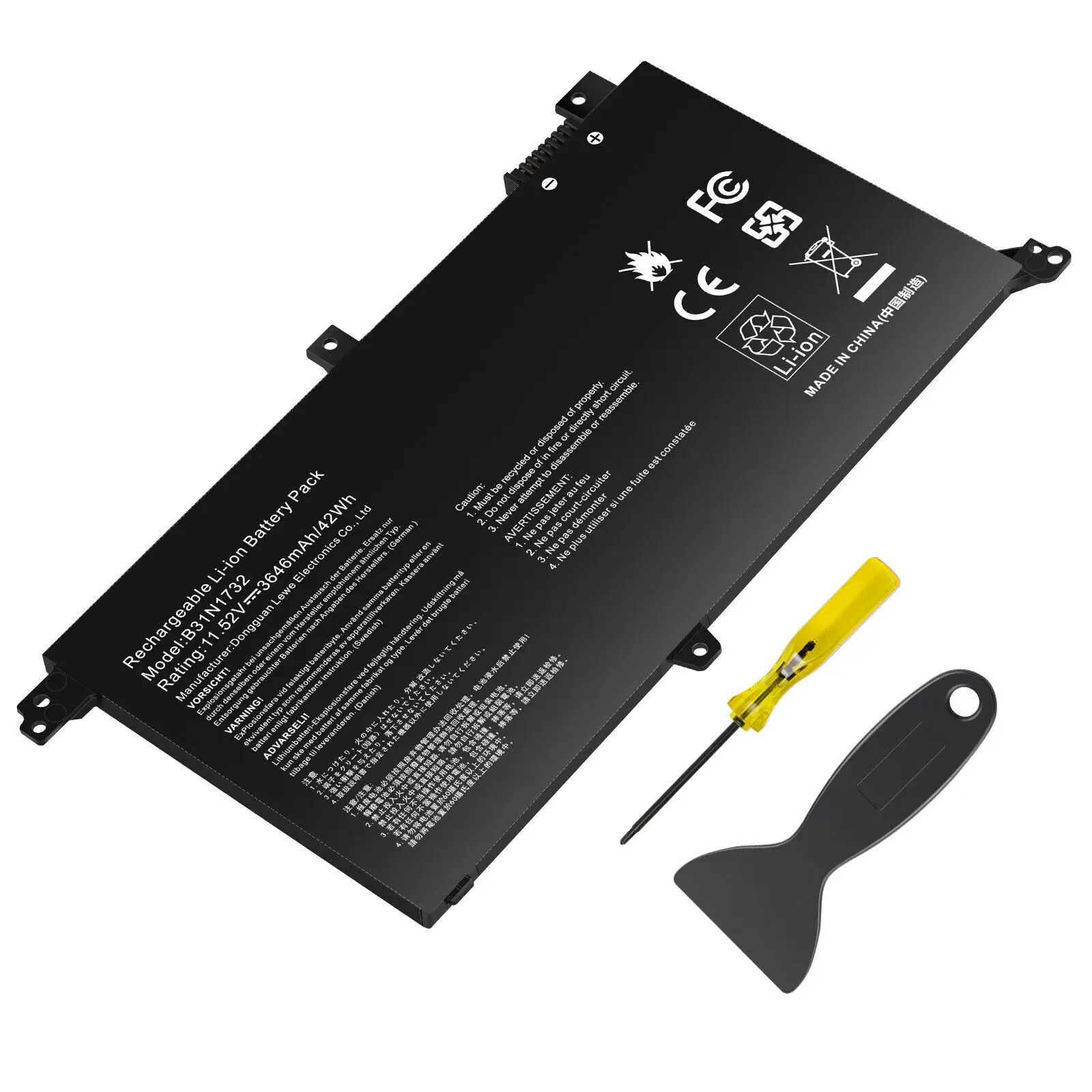 

New 42Wh B31N1732 Battery for Asus VivoBook S14 S430FA S430FN VX60G X430UF Battery Shipped Within 24 hours REPLACEMENT