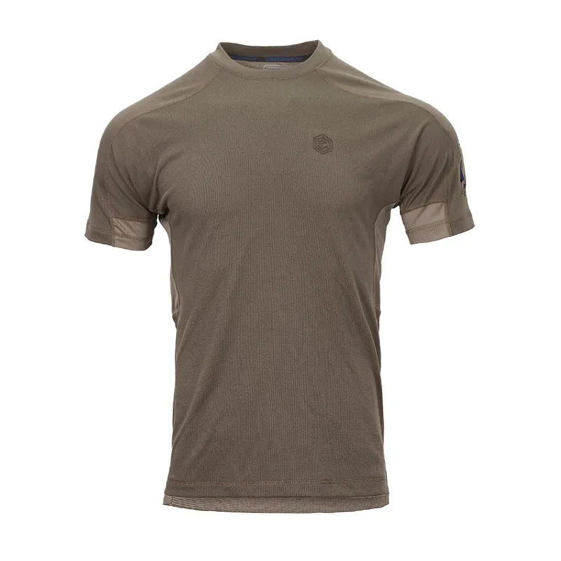 Emersongear BlueLabel taktyczny Mandrill funkcjonalna koszulka z krótkim rękawem koszulka sportowa topy Airsoft piesze wycieczki polowanie Outdoor Commuter — zdjęcie 2
