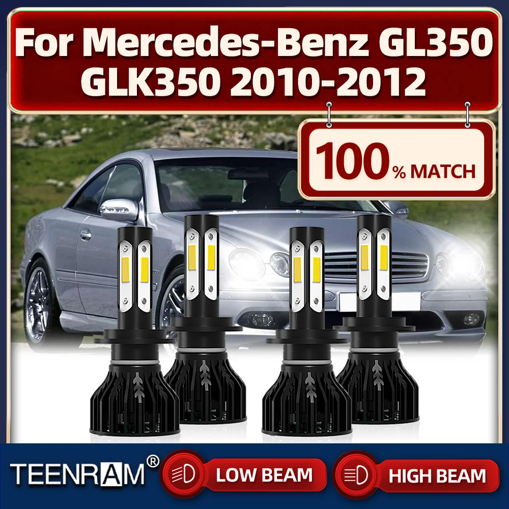 

40000LM Canbus Car LED Headlights Bulb 240W Turbo Lamp 12V 6000K Super Bright For Mercedes-Benz GL350 GLK350 2010 2011 2012