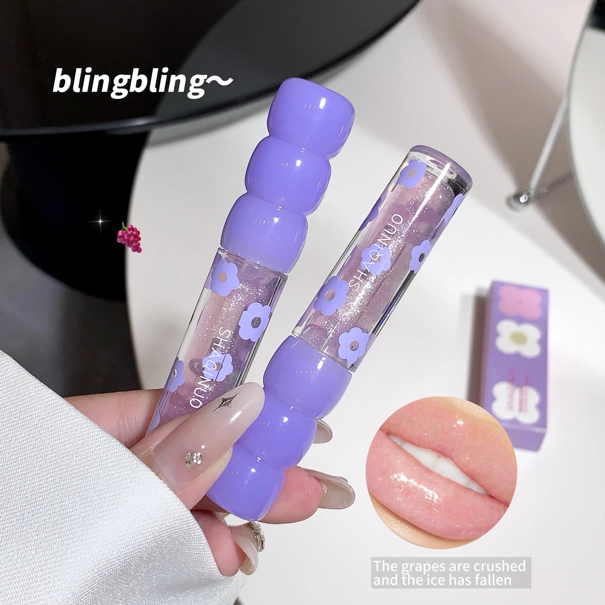 Shimmering Dewy Hydrating Lip Oil Gloss - Intense Moisturizer with Lightweight, Non-Sticky Shine - Perfect Long-Lasting Lip Care