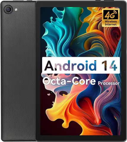 แท็บเล็ต C10 10.1นิ้วแอนดรอยด์14 Phablet 8GB RAM 64GB ROM (1TB TF) widevine L1 HD OCTA-core 2.0 GHz WIFI 6 5.0 Bluetooth
