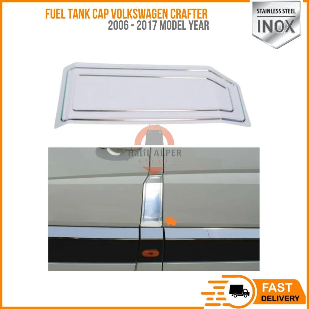 

For Fuel Tank Cap Volkswagen Crafter 2006 - 2017 Model Year Stainless Steel Exterior Accessories Sticker High Quality